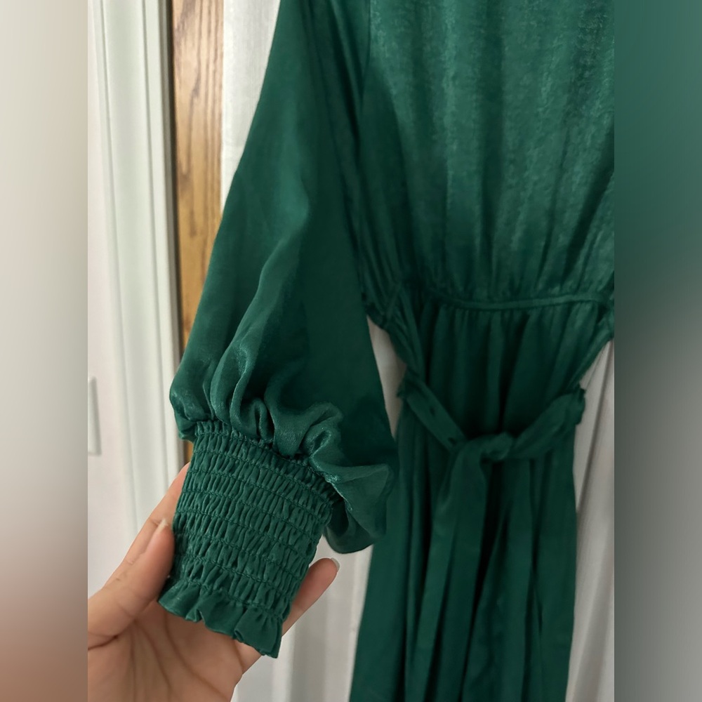 satin maxi dress - Picture 3 of 5